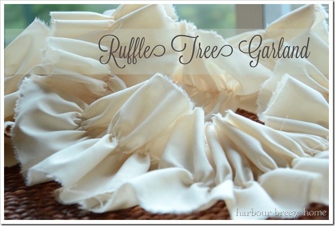 Ruffle Garland with words