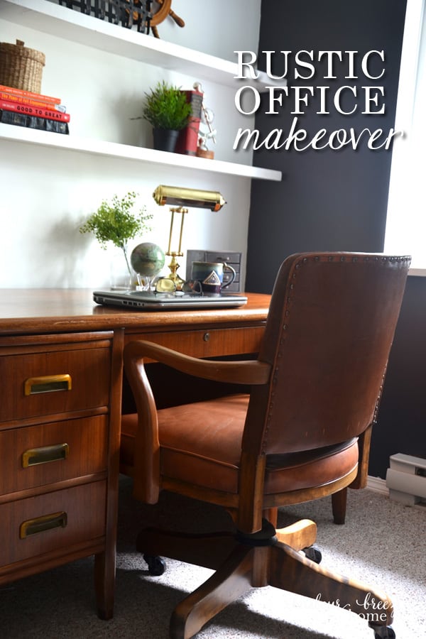 Bedroom to Office Before and After Reveal