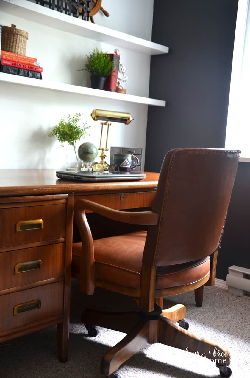 Rustic Office Desk and chair