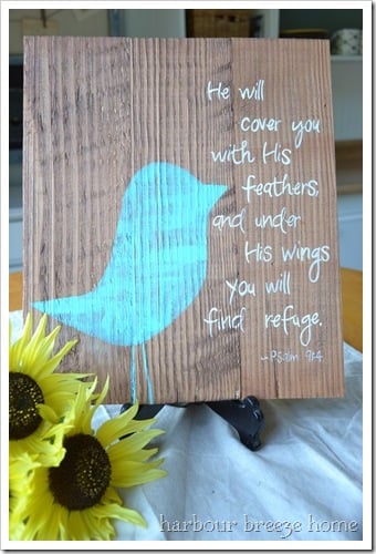 Blue Bird Psalms Sign Success