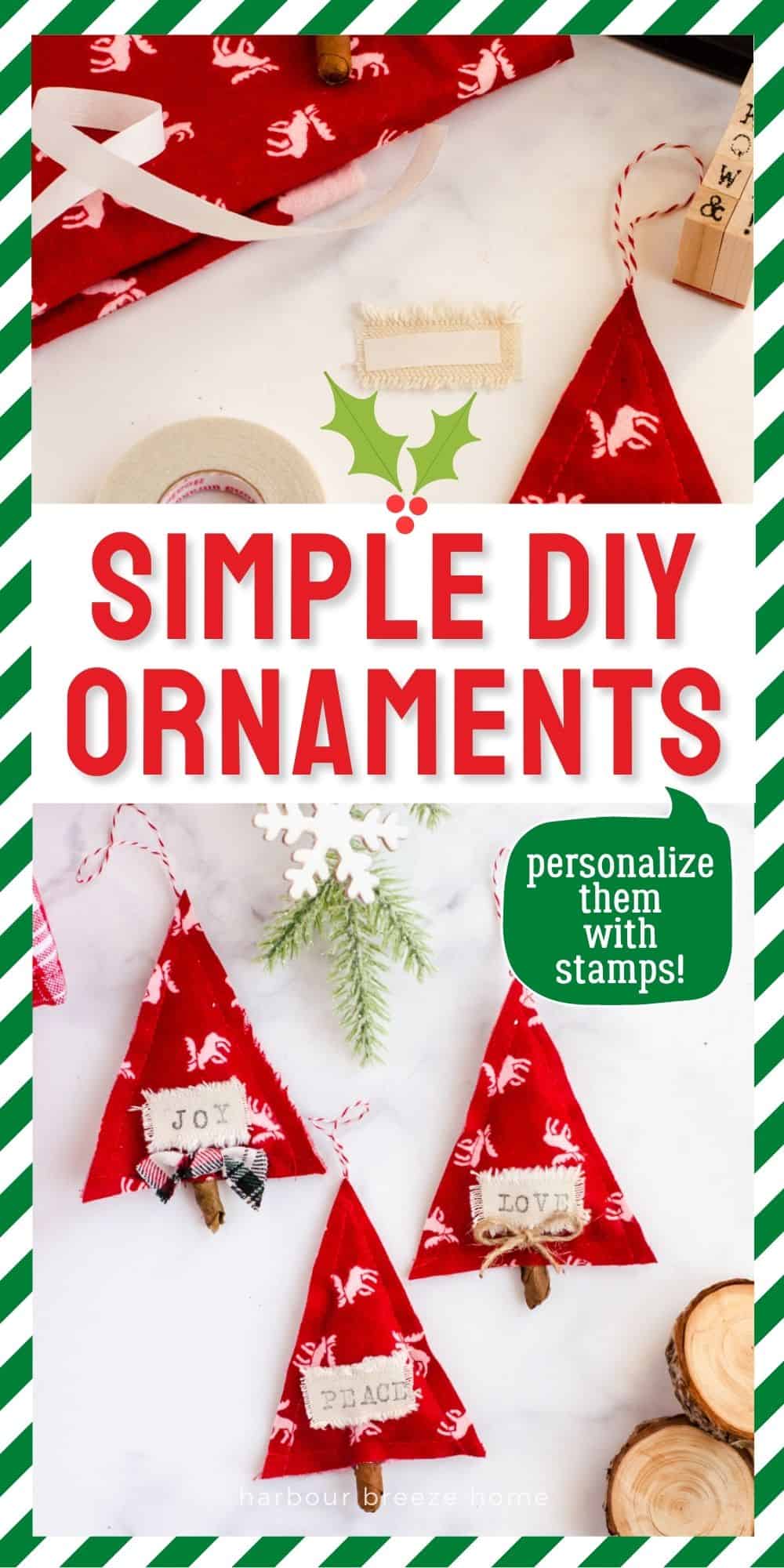DIY Scandinavian Christmas Ornaments