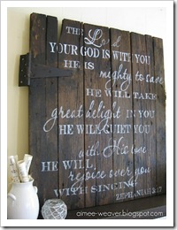 barn door sign
