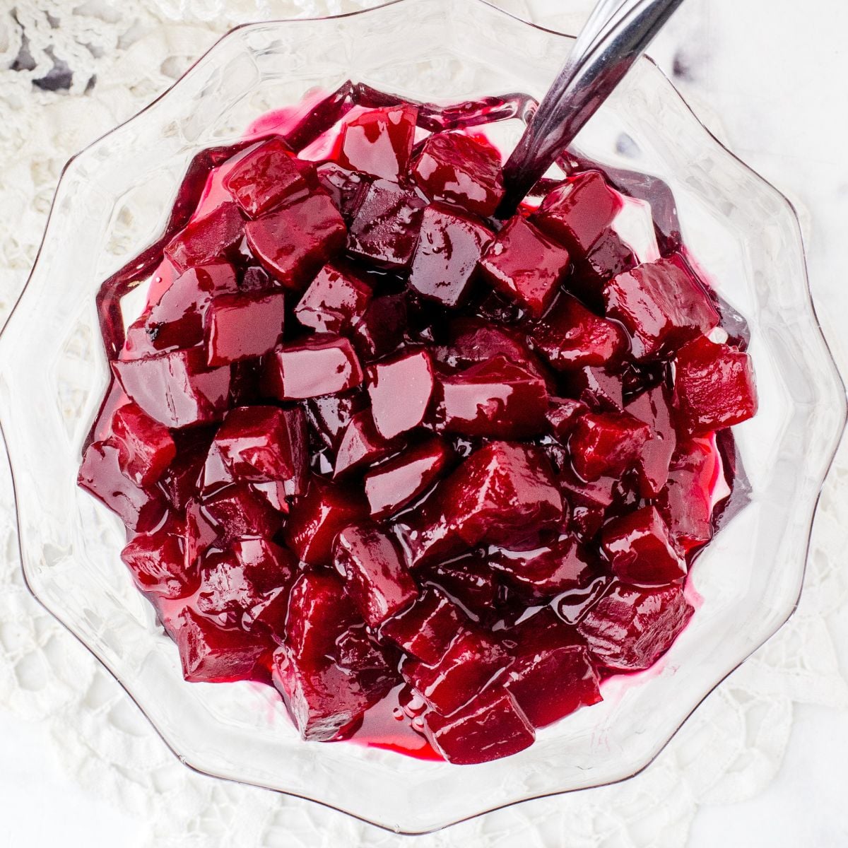 Bowl of harvard beets