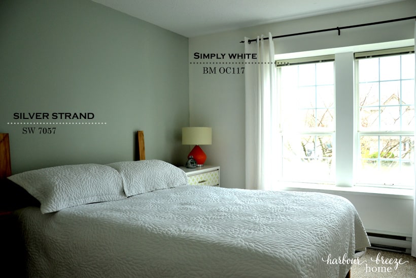 Silver Strand & Simply White Master Bedroom