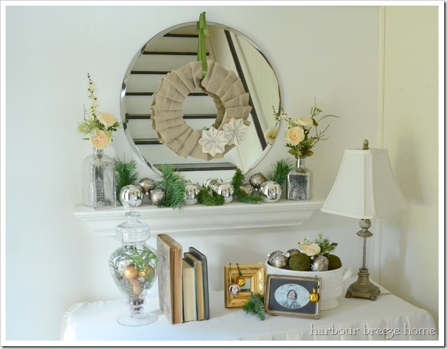 Christmas Entryway table