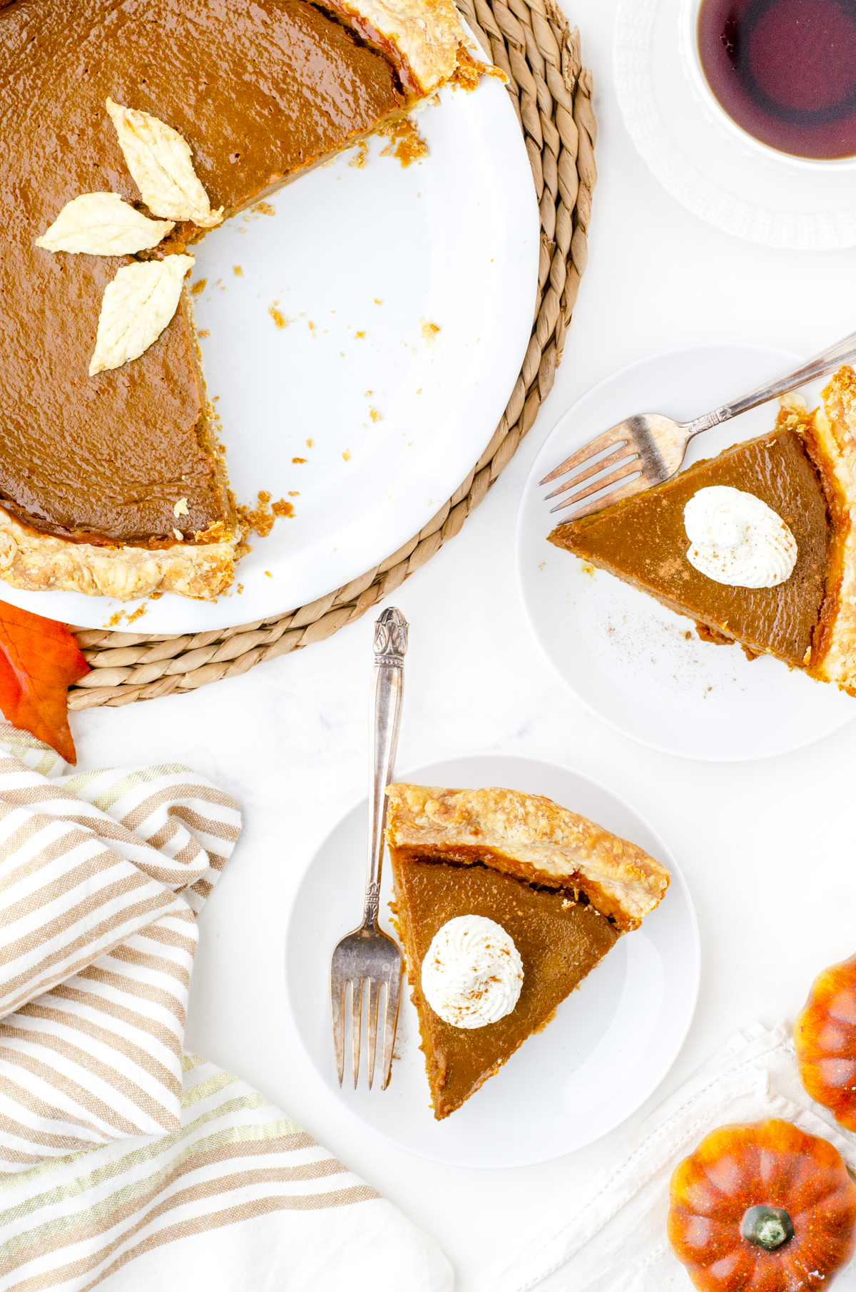Old Fashioned Pumpkin Pie Recipe (Made with Regular Milk)