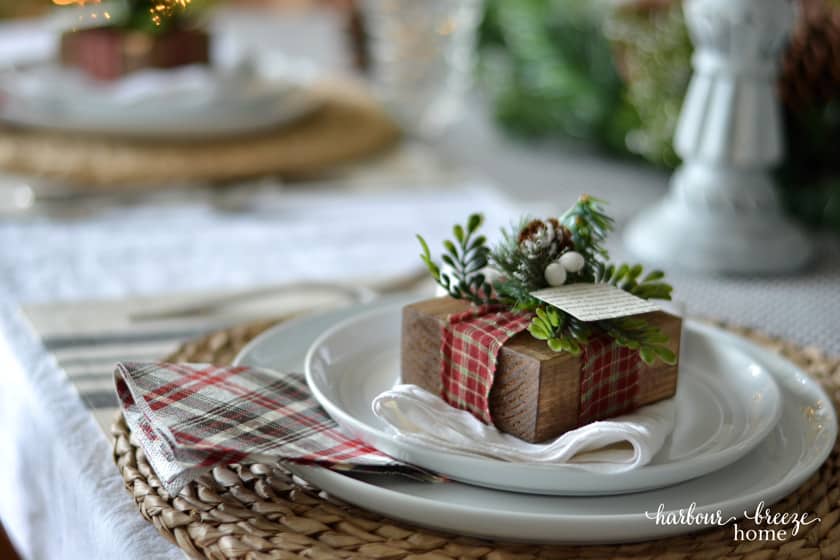 Simply Classic Christmas Farmhouse Tablescape