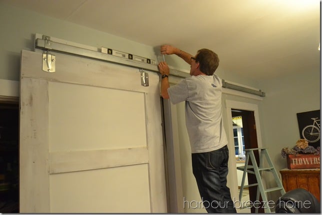 *Sliding Barn Tutorial* ~ Create a custom-sized sliding barn door following this simple DIY tutorial.