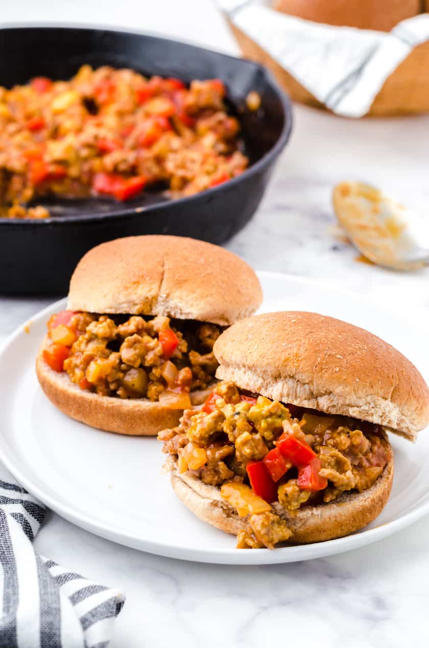 Quick & Easy Homemade Ground Turkey Sloppy Joes