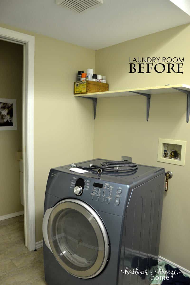 SMALL LAUNDRY ROOM REVEAL