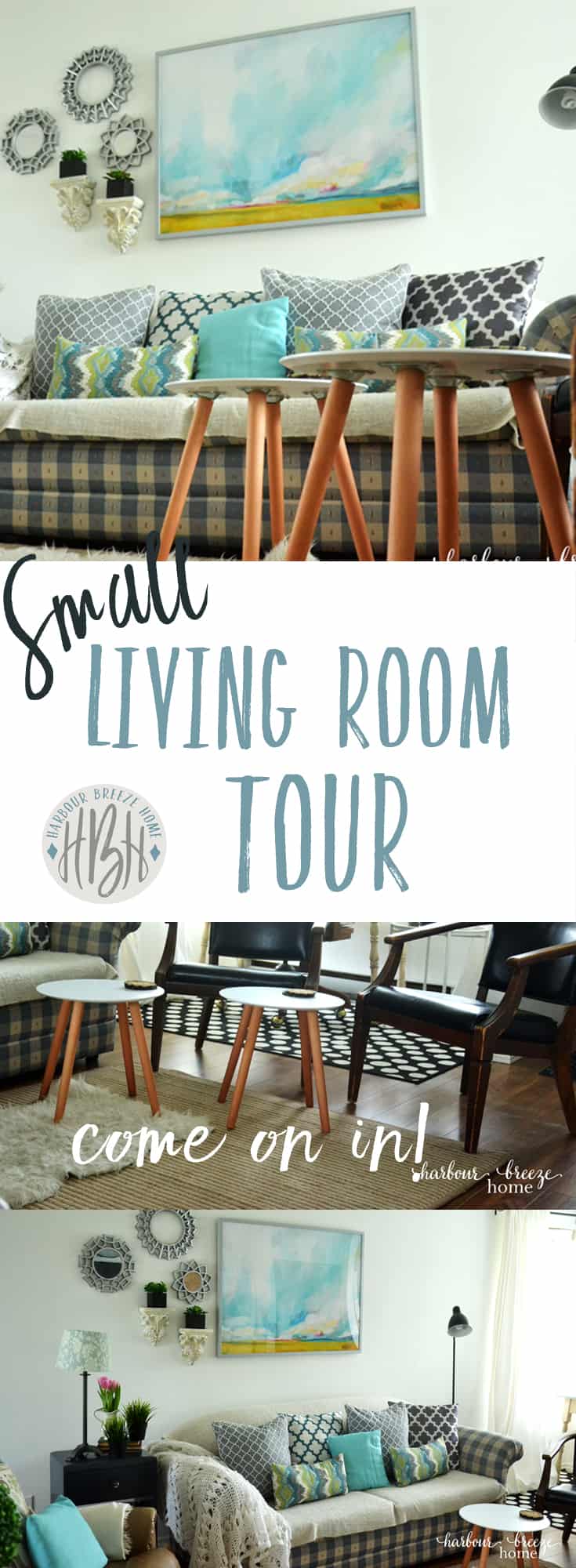 Take a Tour of our Newly Decorated Small Living Room