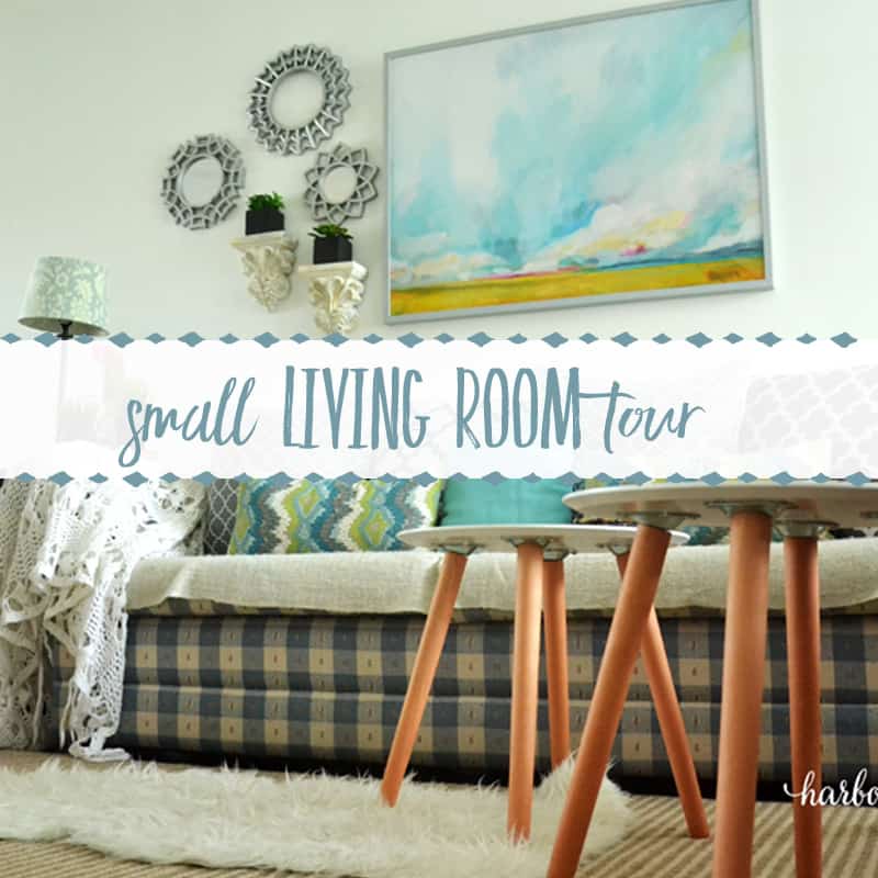 Styled Small Living Room Showcase