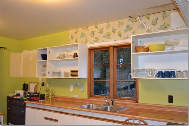 vintage wallpaper on before kitchen | Bildirimlerim