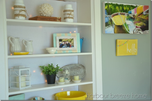 close up bookcase