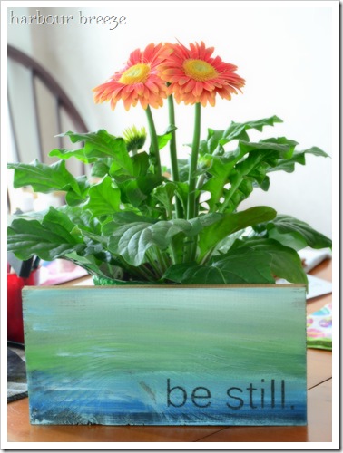 flowers and sign