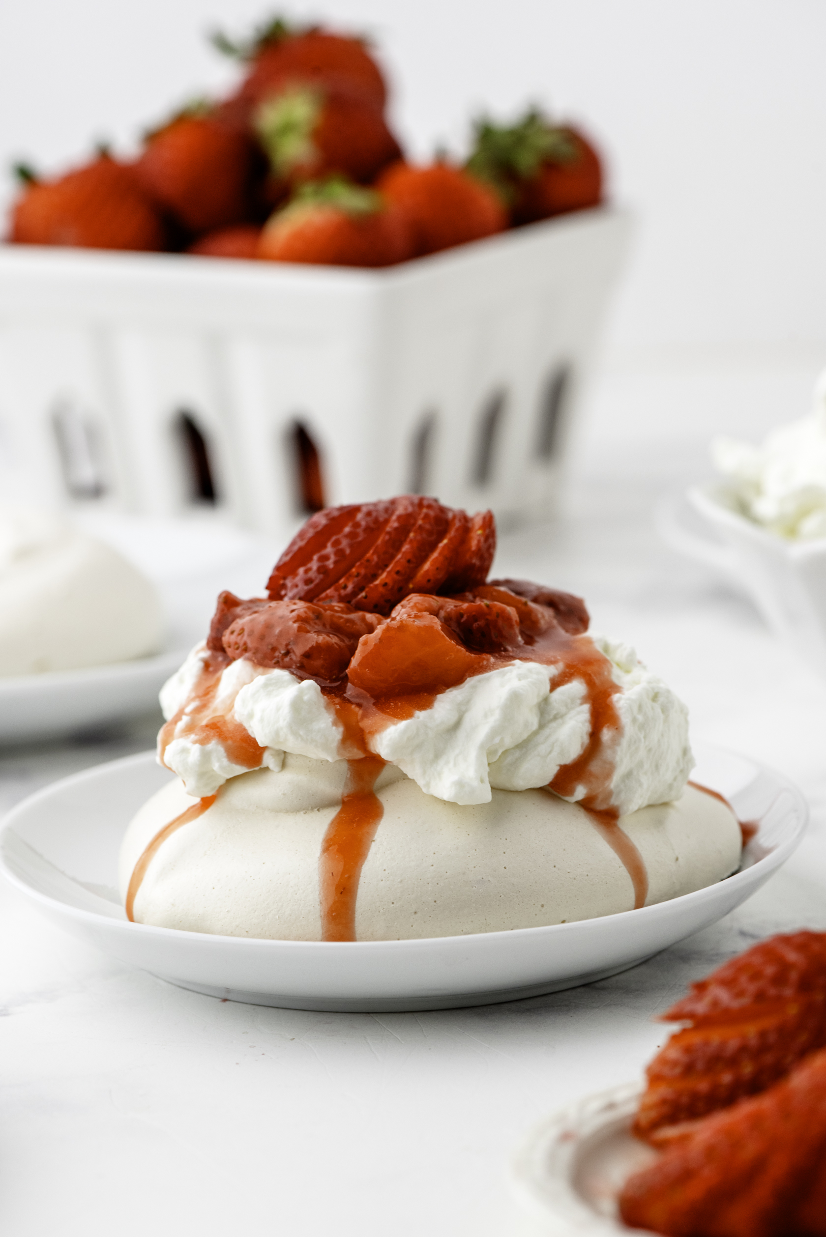 Strawberry Pavlova Recipe — Crispy Outside, Marshmallowy Inside!