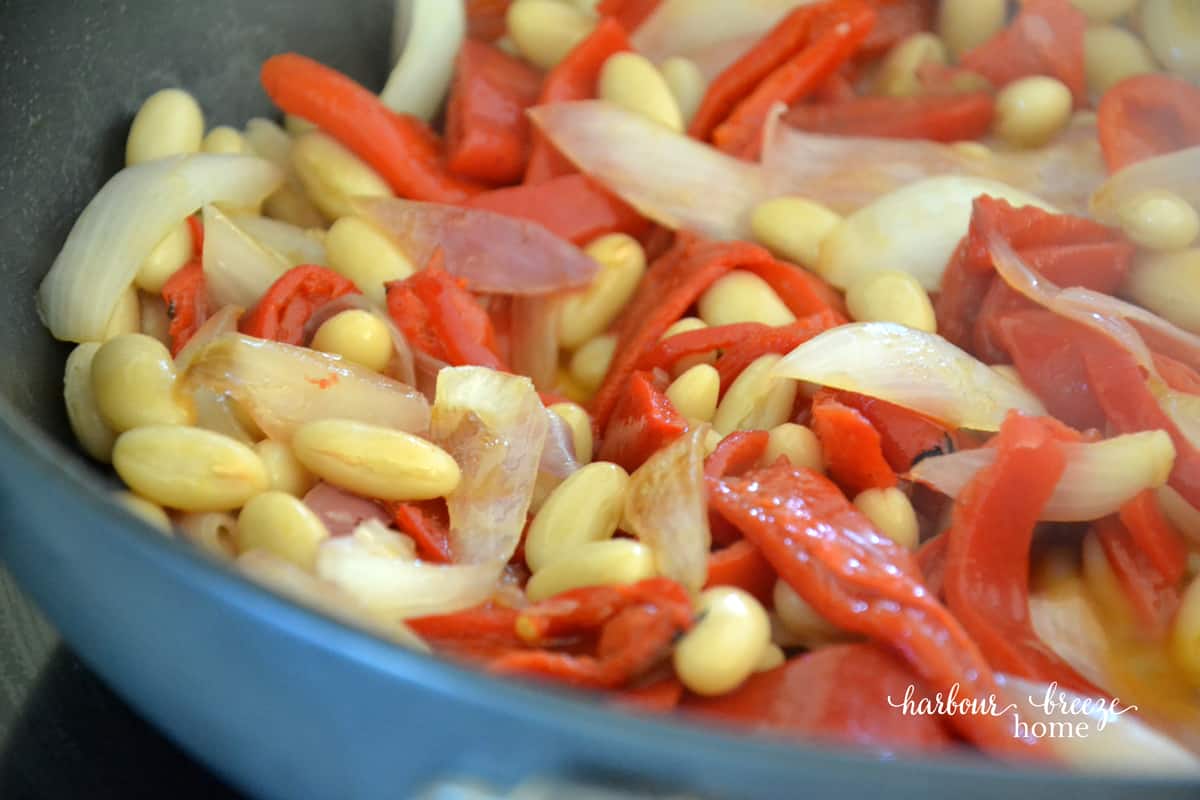 Warm Cannellini Bean Salad