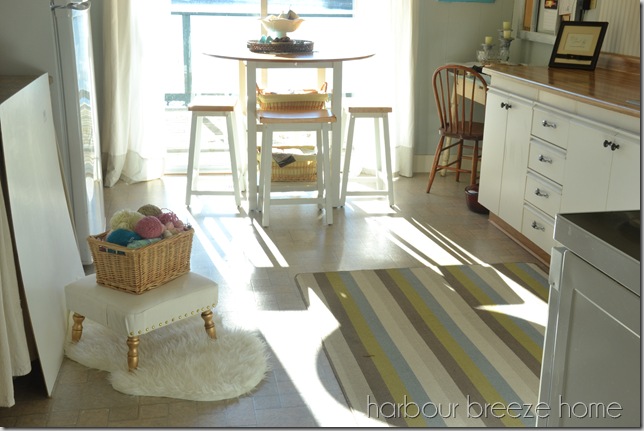 sunny kitchen photo shoot