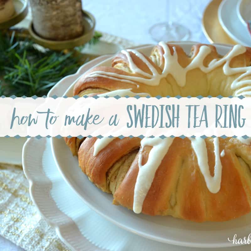 Wreath-Shaped Swedish Tea Ring for Breakfast