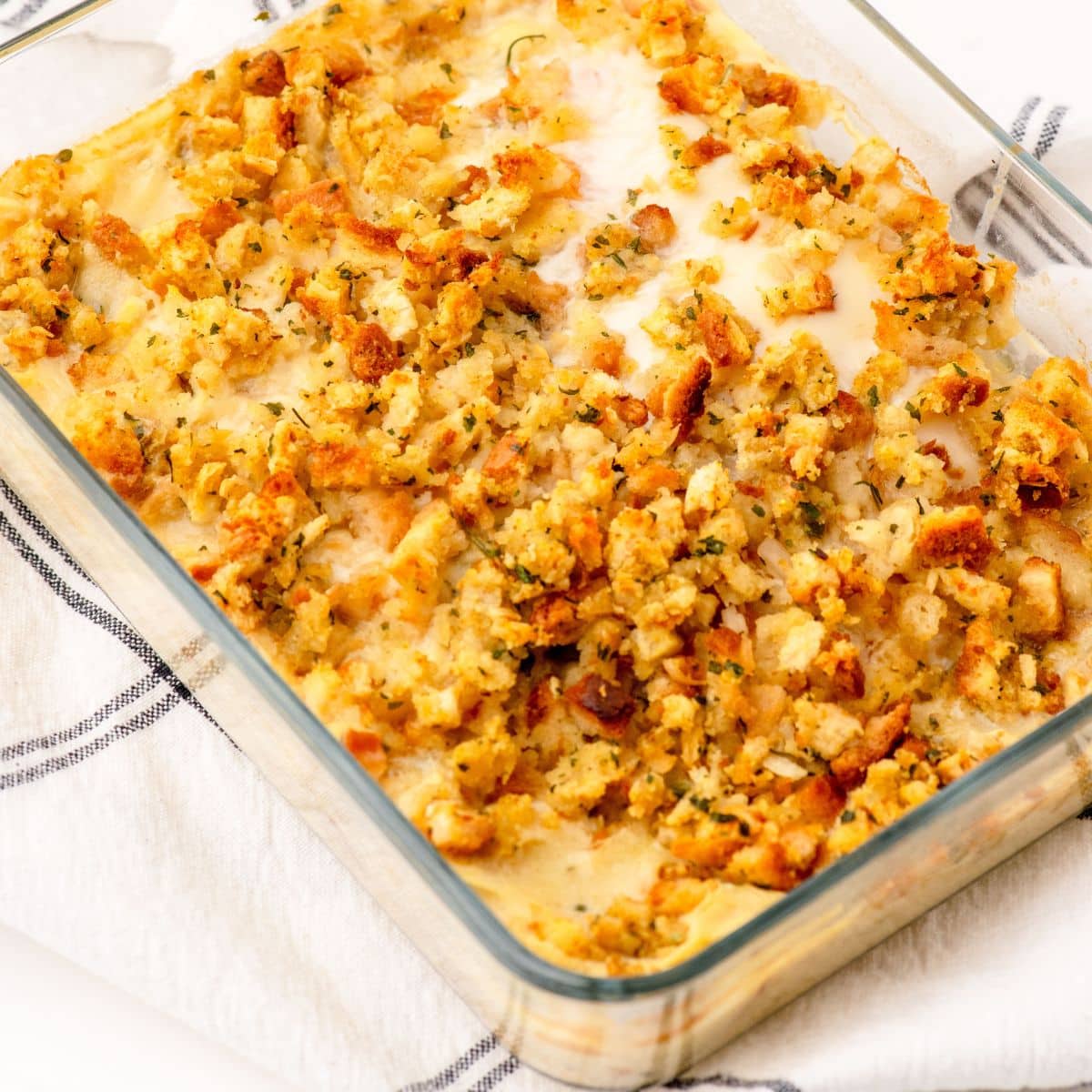 Swiss Chicken Casserole with Stuffing: Easy Chicken Bake