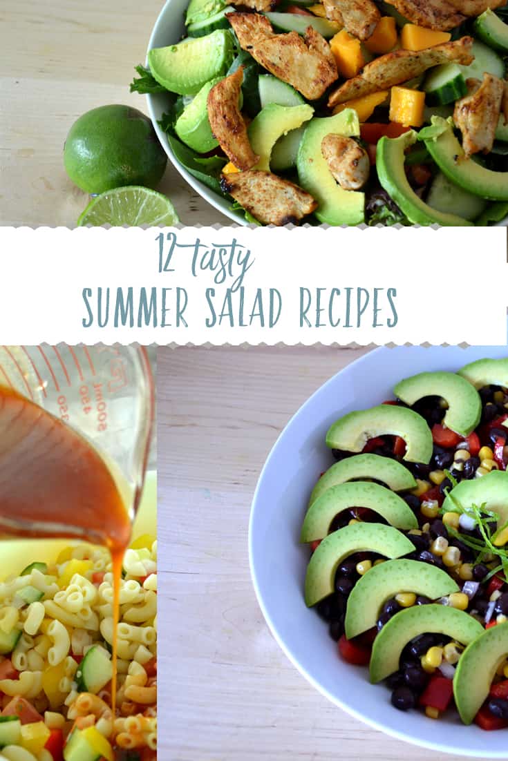 Collage of Salad Pictures