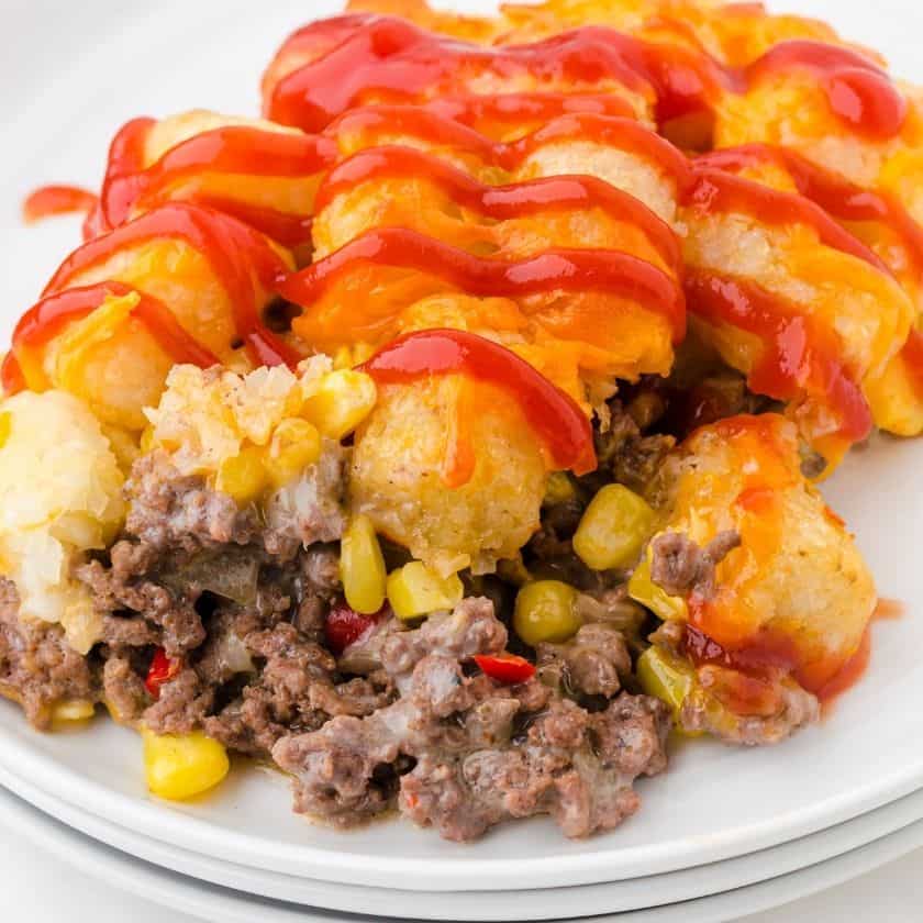 Simple Tater Tot Casserole Delight