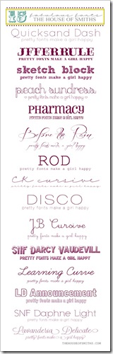 font list 4