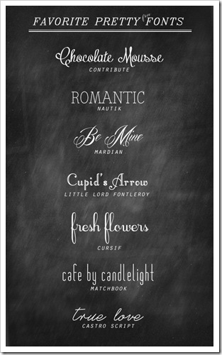 font list 3