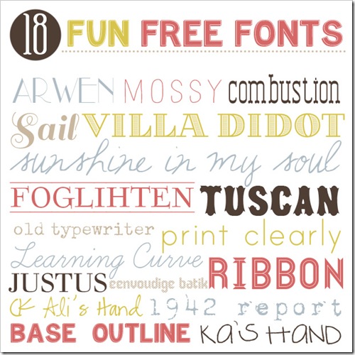 font list 1
