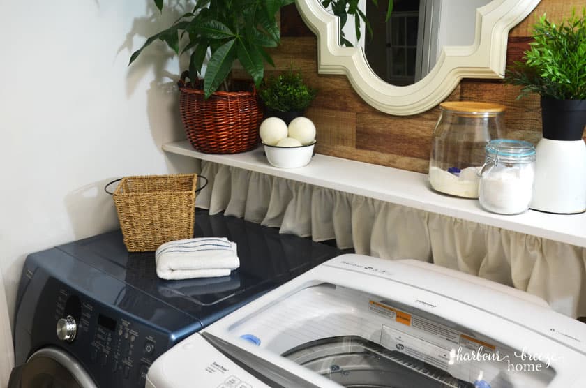 Small Laundry Room Makeover on a Budget