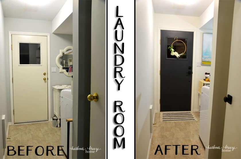 Small Laundry Room Makeover on a Budget