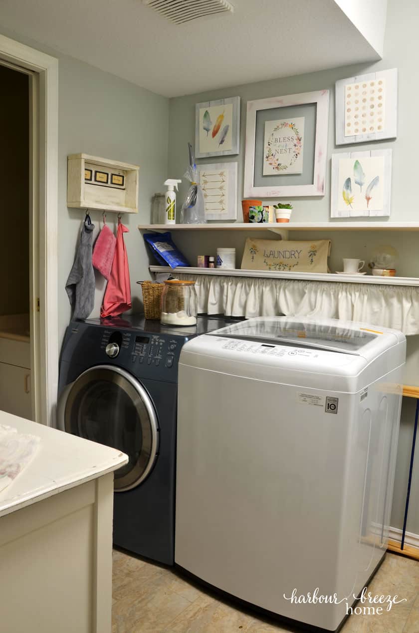 Small Laundry Room Makeover on a Budget
