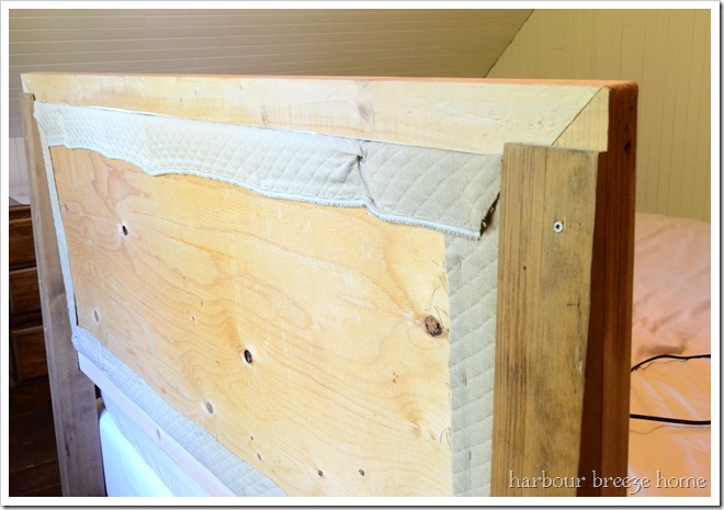 back of headboard