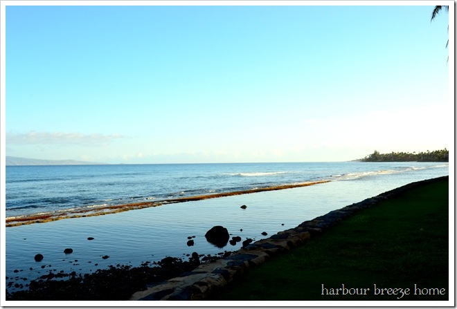 1st morning view of beach