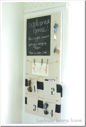 pottery barn inspired family command center at Bildirimlerim