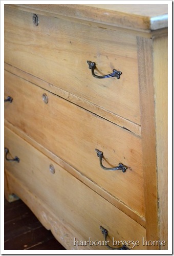 refinished dresser