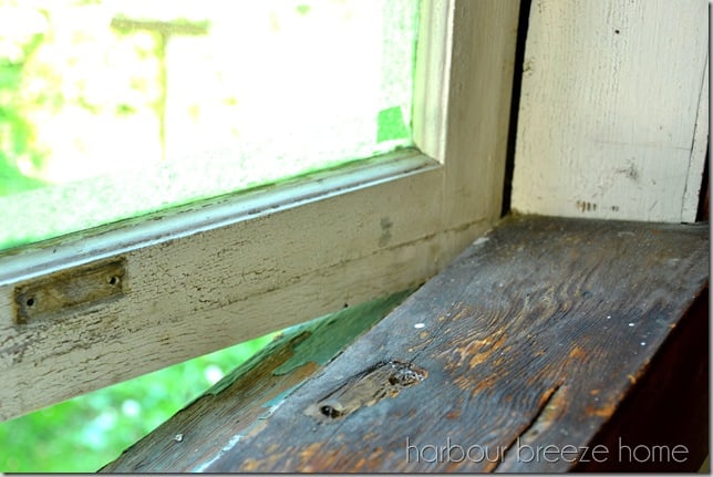 window sills before