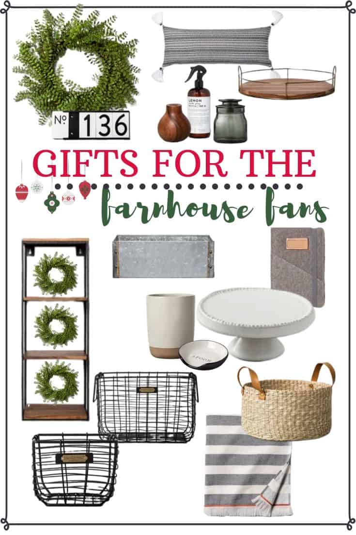 Best Farmhouse Decor Gifts - Holiday Gift Guide for Her 2019