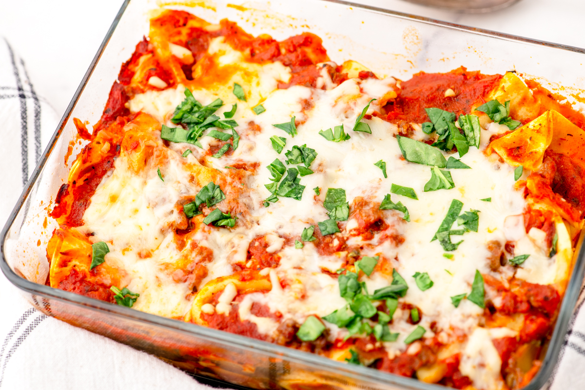 Easy Tortellini and Sausage Bake Casserole (Make-Ahead + Freezer Tips!)