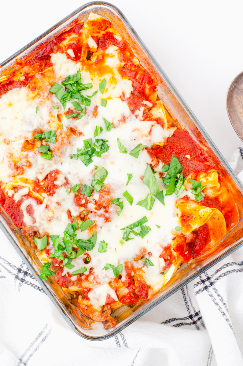 Easy Tortellini and Sausage Bake Casserole (Make-Ahead + Freezer Tips!)