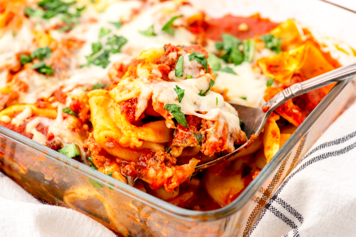 Easy Tortellini and Sausage Bake Casserole (Make-Ahead + Freezer Tips!)