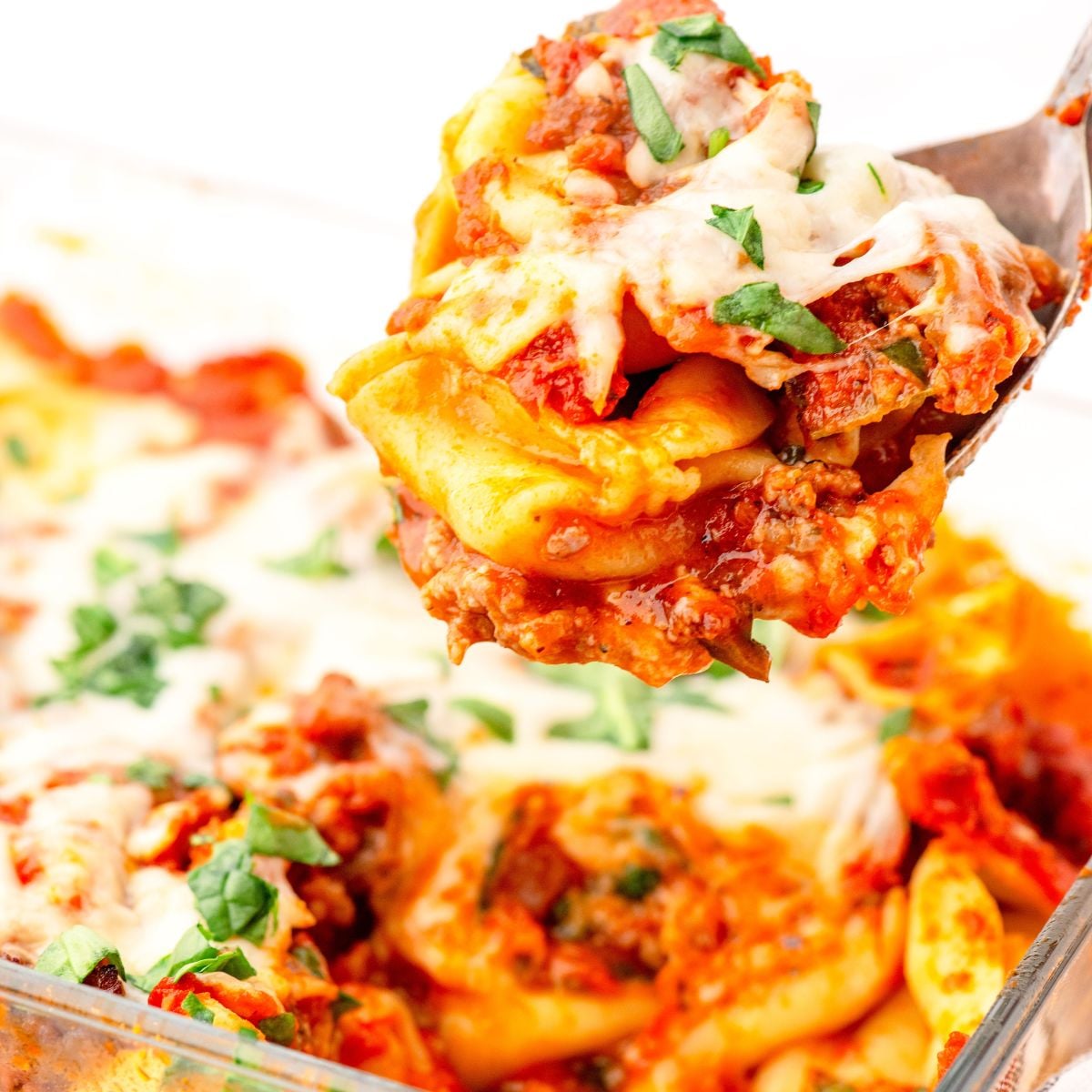 Tortellini and Sausage Bake Casserole with Freezer Tips