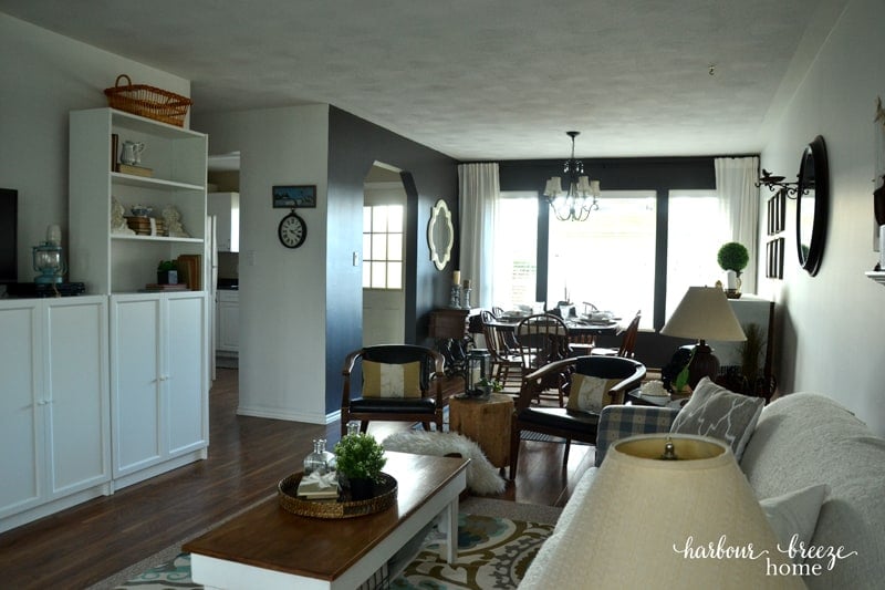 small townhouse living room
