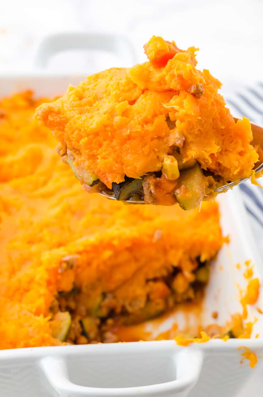 Turkey Shepherd's Pie with Sweet Potatoes