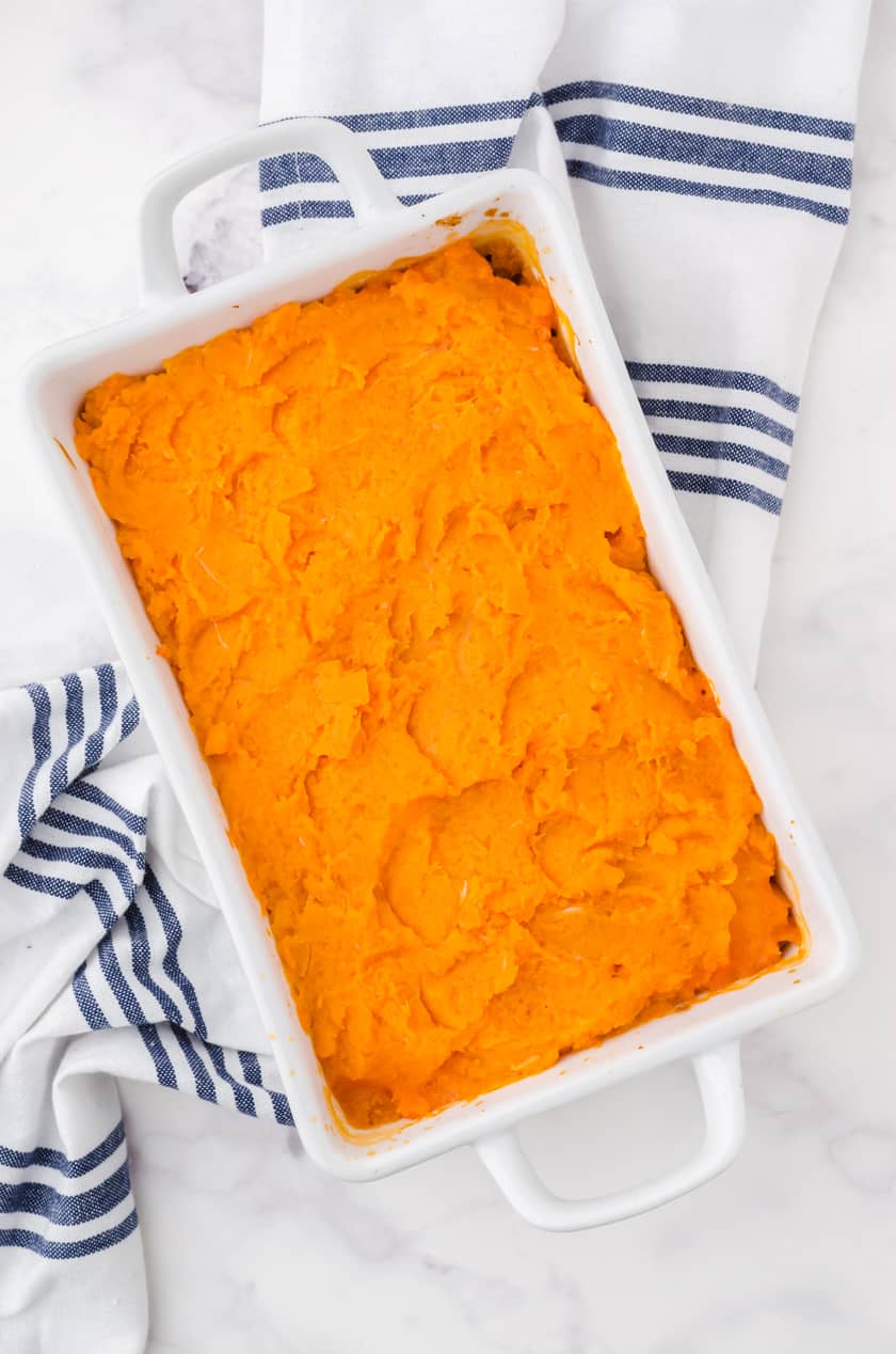 Turkey Shepherd's Pie with Sweet Potatoes