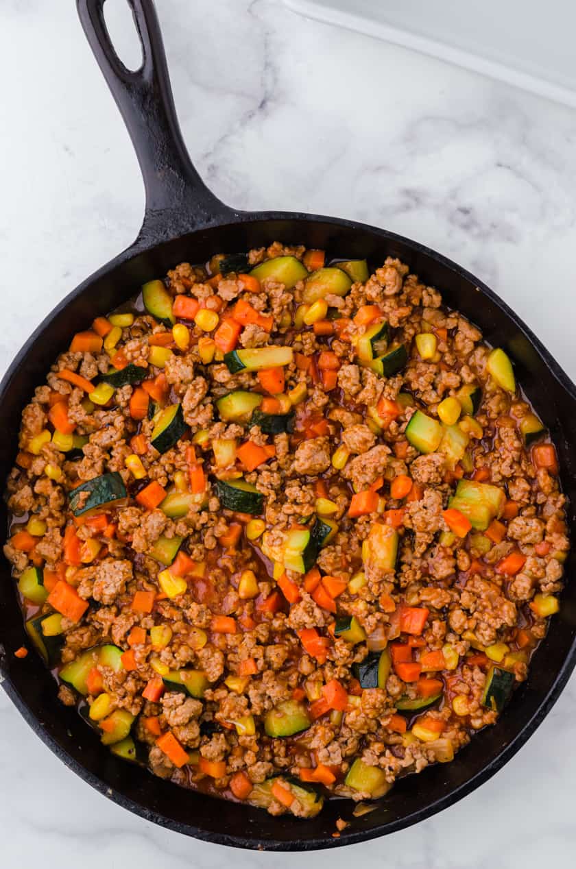 Turkey Shepherd's Pie with Sweet Potatoes