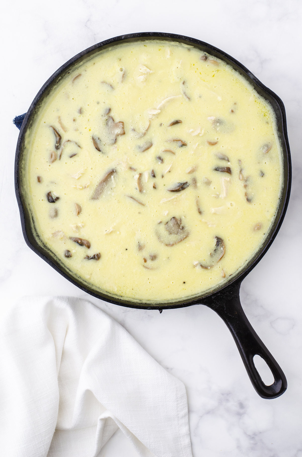 Easy Turkey Tetrazzini (Creamy Leftover Turkey Casserole, No Canned Soup)