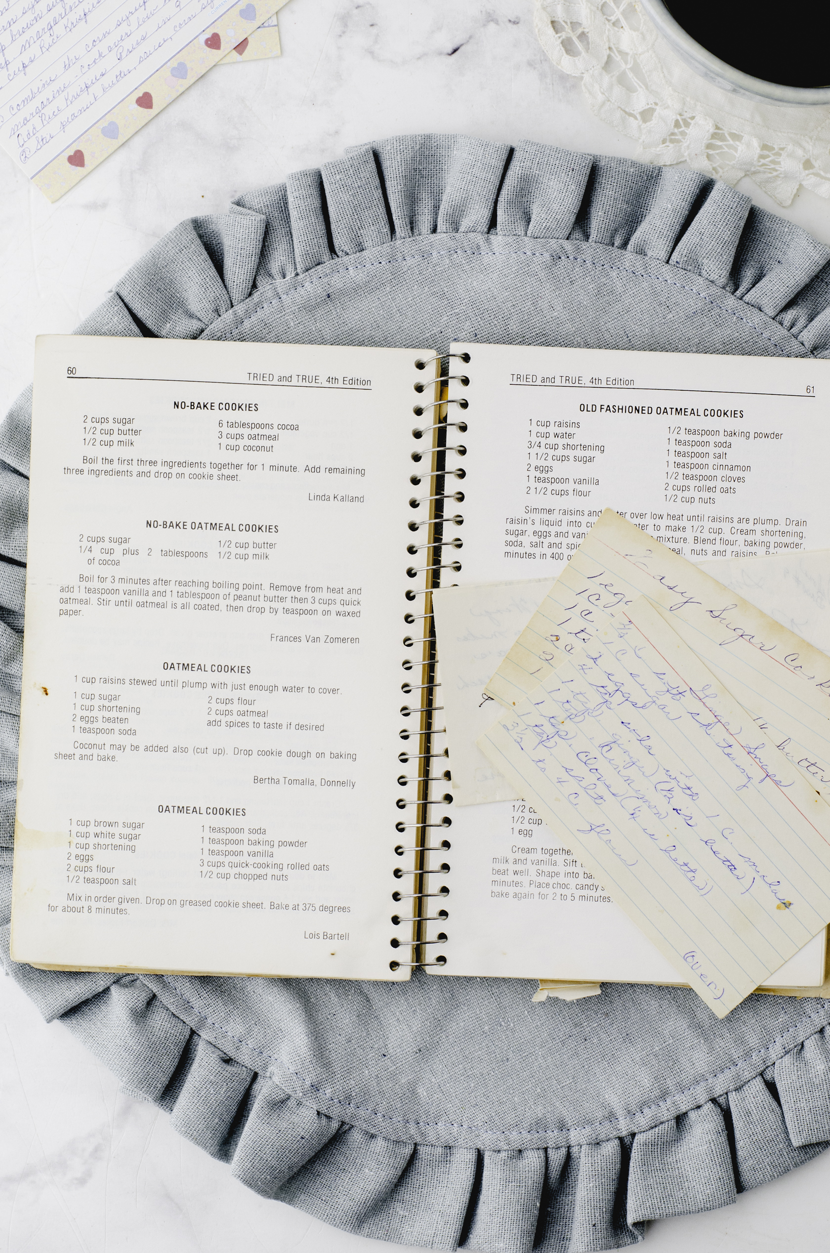 a vintage church lady cookbook