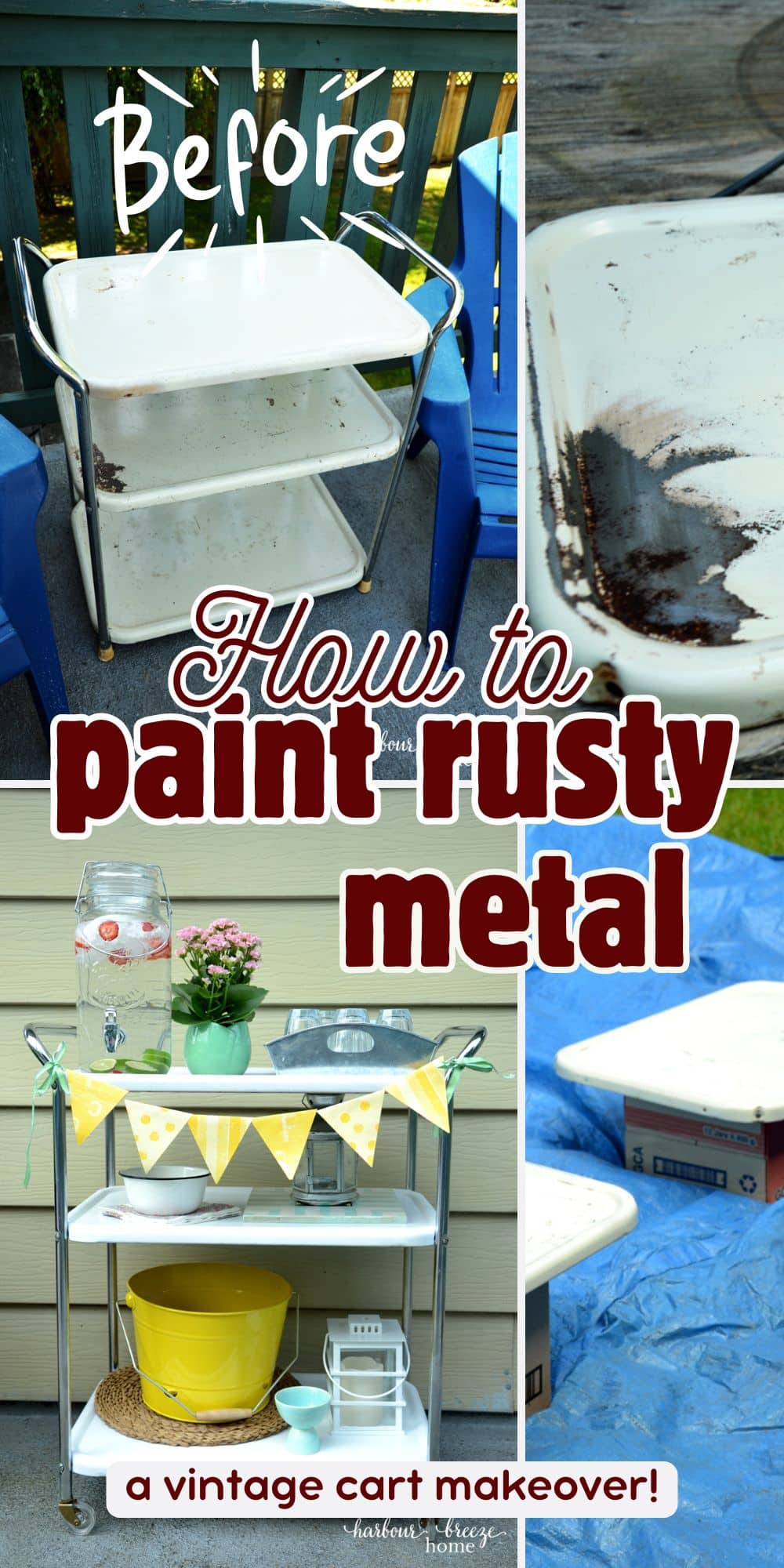 How to Paint on Rusty Metal: A Vintage Cart Makeover You Can Do in a Weekend