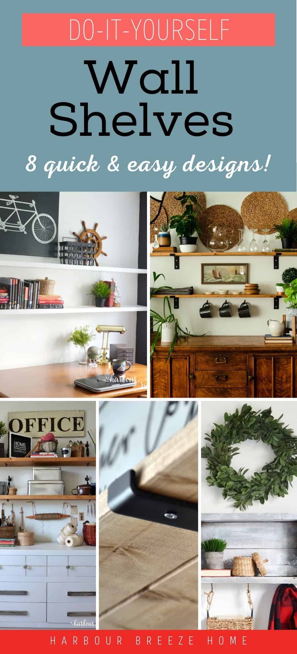 8 Easy DIY Wall Shelves You can Finish in a Few Hours